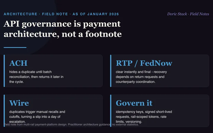 API governance is payment architecture, not a footnote visual preview